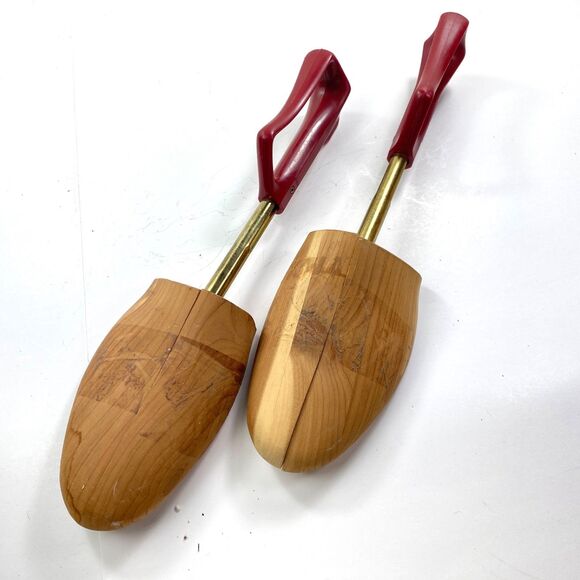 Vintage Florsheim Travel Tree Wooden Stretcher Shaper Insert Mens Women's Cedar - Picture 1 of 9